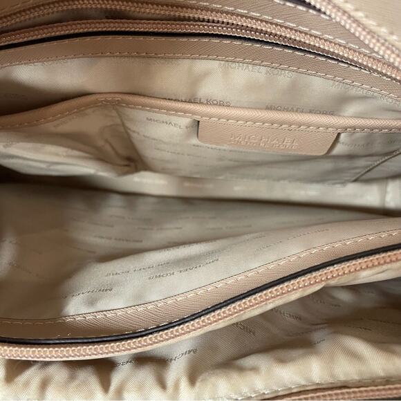 MICHAEL Michael Kors Frame Out Item Large North South Tote Women’s Oyster - Picture 10 of 12